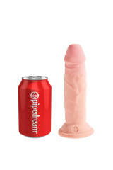 KING COCK - DILDO TRIPLA DENSIT 15 CM