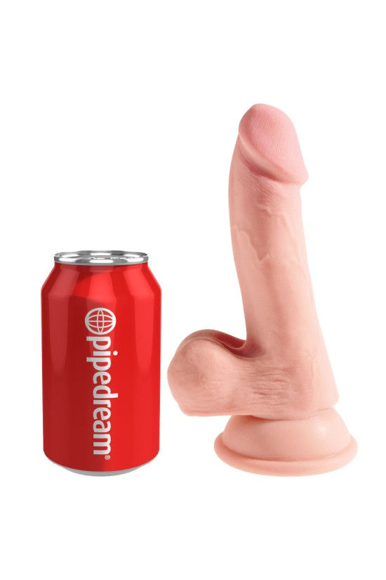 KING COCK - DILDO TRIPLA DENSIT 14 CM