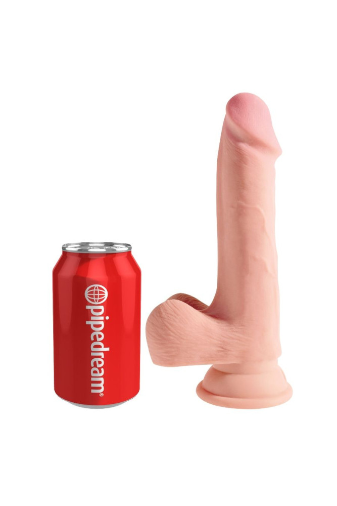 KING COCK - DILDO TRIPLA DENSIT 19 CM