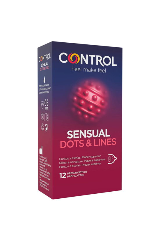 CONTROL - PUNTI E LINEE SENSUALI PUNTI E SMAGLIATURE 12 UNITÀ