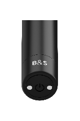 BLACK&SILVER - KERNEX 2 PROIETTILE MAGNETICO VIBRANTE NERO