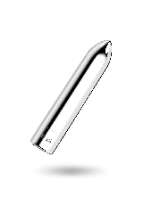 BLACK&SILVER - KAILAN 2 PROIETTILE MAGNETICO VIBRANTE ARGENTO