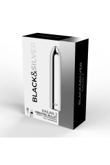 BLACK&SILVER - KAILAN 2 PROIETTILE MAGNETICO VIBRANTE ARGENTO