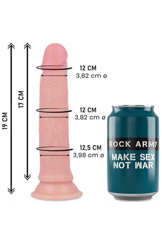 ROCKARMY - LIQUID SILICONE PREMIUM AVENGER REALISTICO 19 CM -O- 3.98 CM
