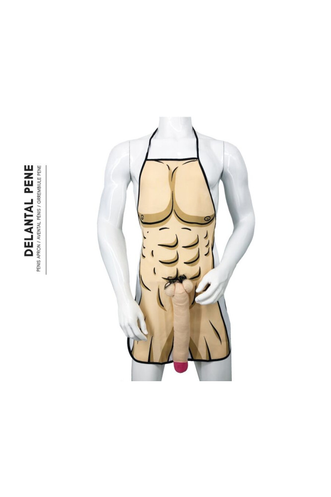 DIABLO PICANTE - GREMBIULE PENE 3D MUSCOLARE E AUDACE