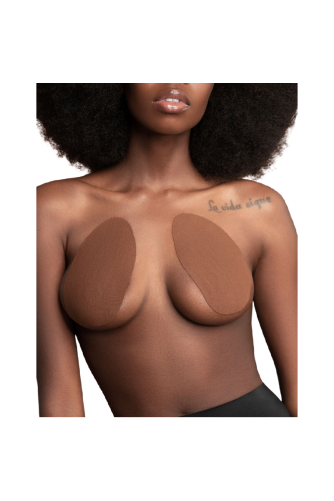 BYE-BRA - POTENZIATORE DEL SENO + 3 PAIA DI SATI MARRONE COPPA F/H