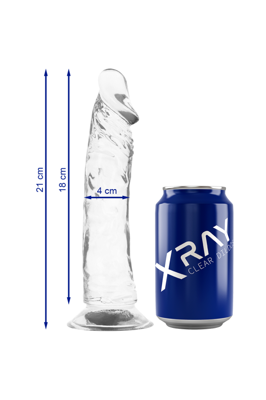 X RAY - CAZZO TRASPARENTE 21 CM -O- 4 CM