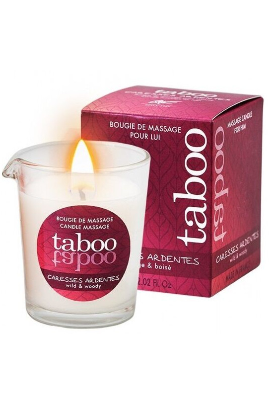 RUF - LA CANDELA DA MASSAGGIO TABOO PER LUI ACCAREZZA LAROMA DI FELCE ARDENTES