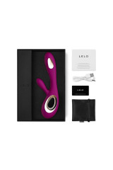 LELO - SORAYA VIBRATORE WAVE RABBIT DEEP ROSE
