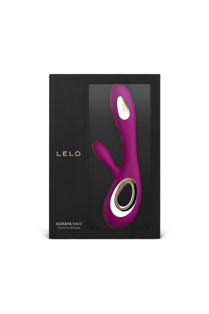 LELO - SORAYA VIBRATORE WAVE RABBIT DEEP ROSE