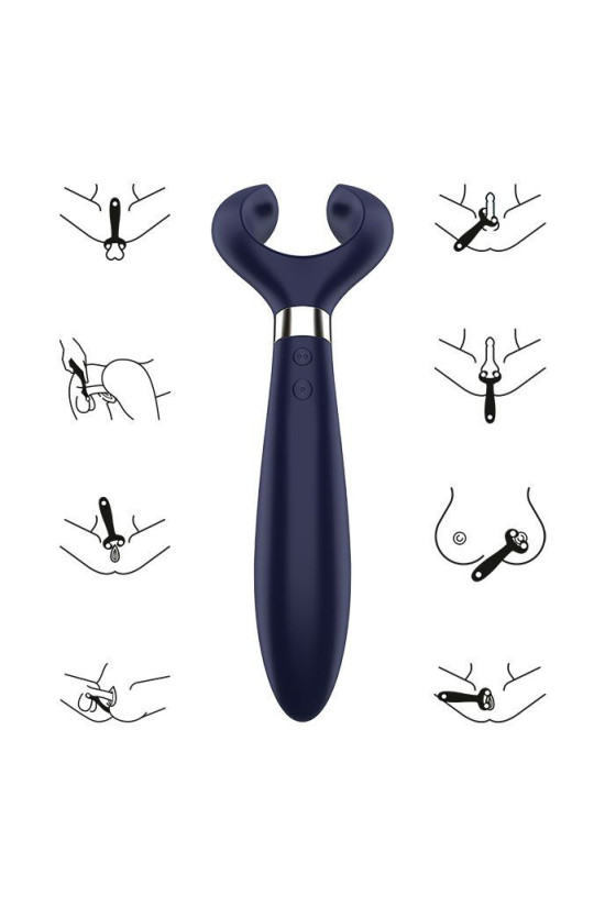 SATISFYER - DIVERTIMENTO INFINITO MULTI VIBRATOR 3 BLU