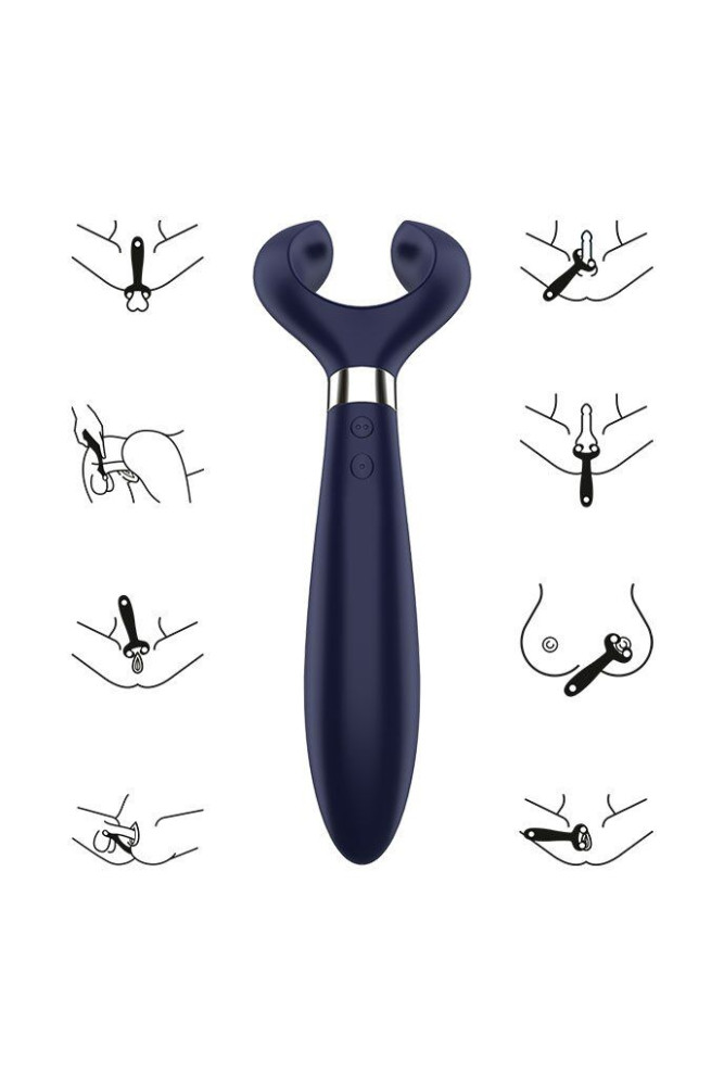 SATISFYER - DIVERTIMENTO INFINITO MULTI VIBRATOR 3 BLU