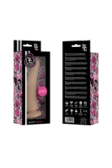 DELTA CLUB - GIOCATTOLI DILDO SILICONE MEDICO NATURALE 17 CM -O- 3 CM