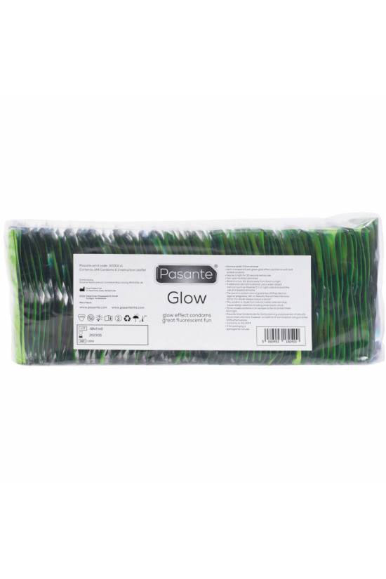 PASANTE - BUSTA DI PRESERVATIVI GLOW 144 UNITÀ