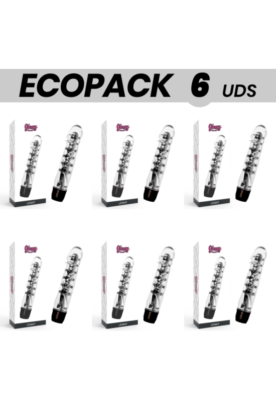 ECOPACK 6 UNIT - VIBRATORE GLOSSY LENNY NERO