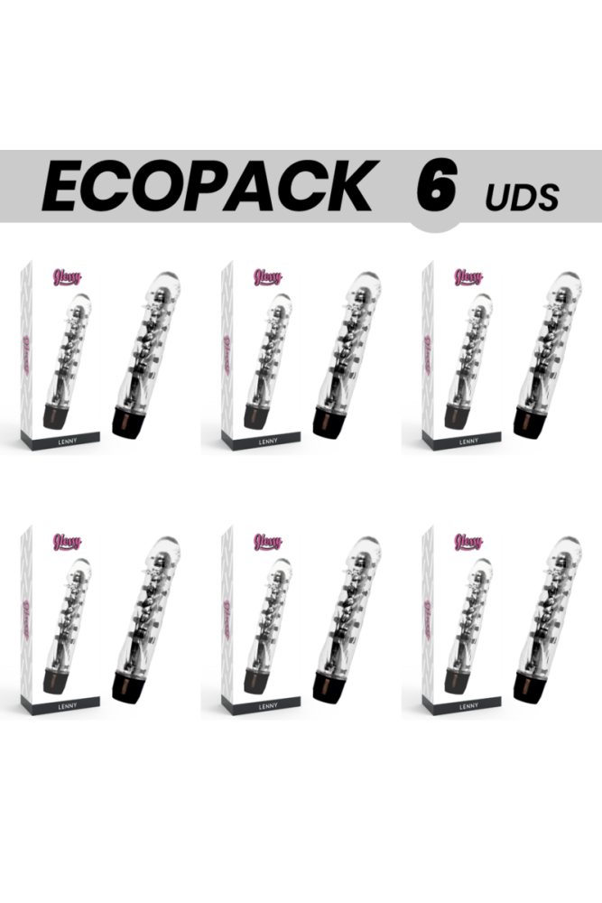 ECOPACK 6 UNIT - VIBRATORE GLOSSY LENNY NERO