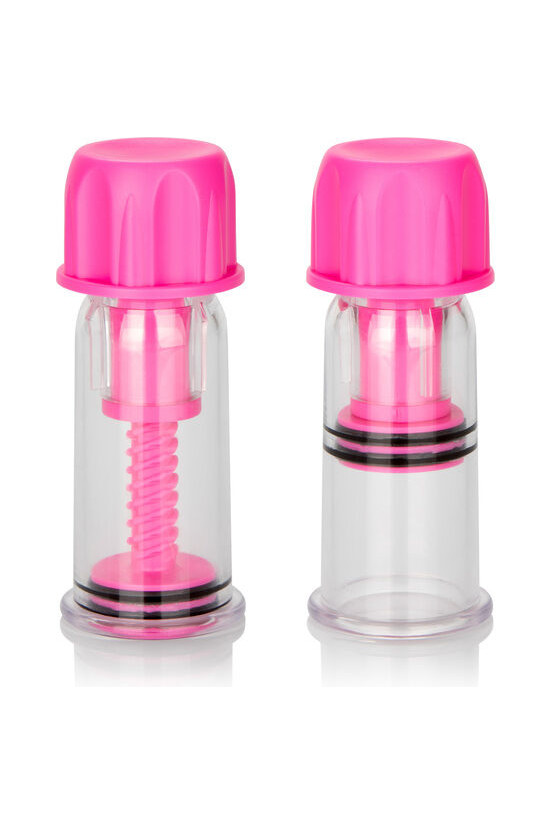 CALEXOTICS - VACCUM TWIST PINK NIPPLE SUCTION CUP