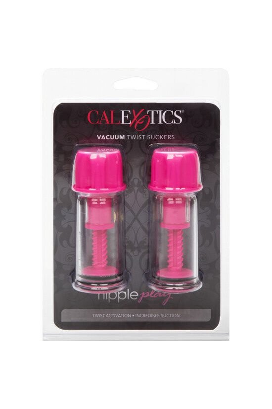 CALEXOTICS - VACCUM TWIST PINK NIPPLE SUCTION CUP
