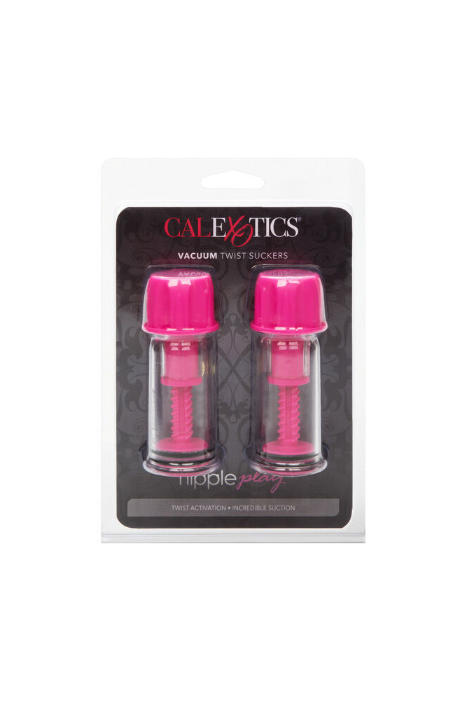 CALEXOTICS - VACCUM TWIST PINK NIPPLE SUCTION CUP