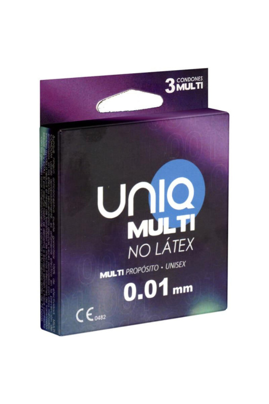 UNIQ - PRESERVATIVO SENZA LATTICE MULTI 3 UNITÀ