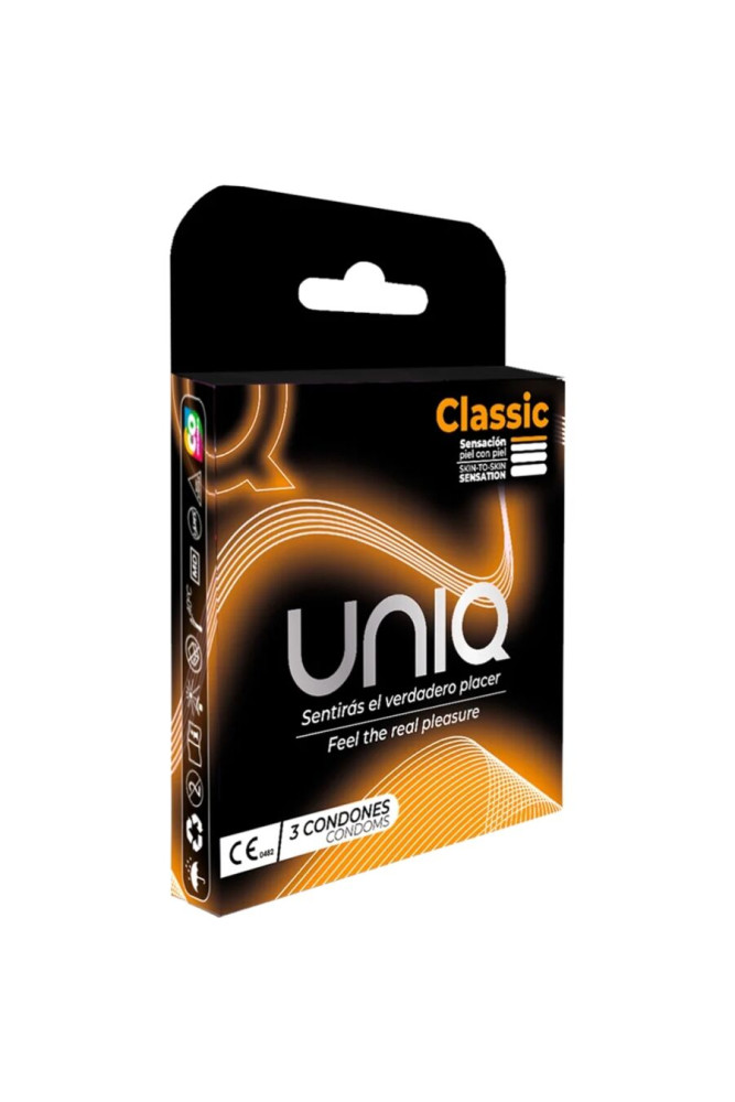 UNIQ - PRESERVATIVO SENZA LATTICE CLASSIC 3 UNITÀ