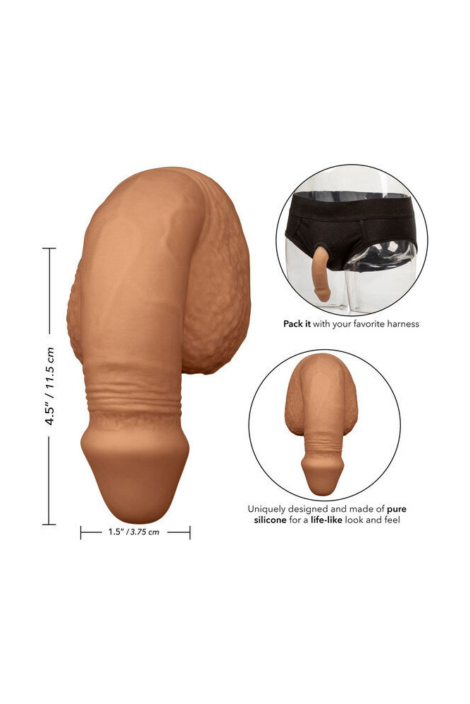 CALEXOTICS - GUARNIZIONE IN SILICONE PER PENE 12.75 CM CARAMEL