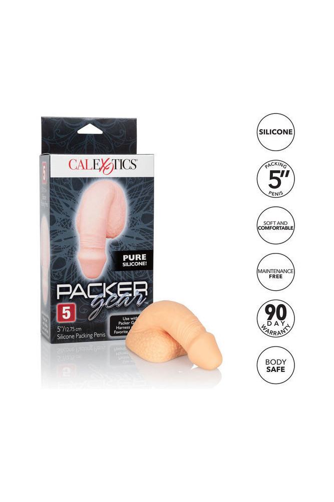 CALEXOTICS - IMBALLAGGIO IN SILICONE PENE 12.75 CM CARNE