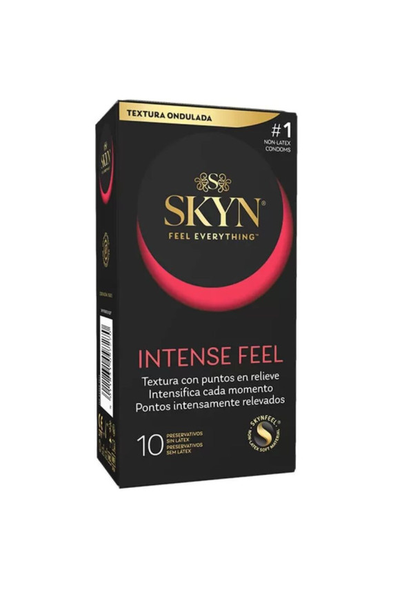 SKYN - PRESERVATIVO TEXTURED INTENSE FEEL CON DESIGN ONDULATO 10 UNITÀ