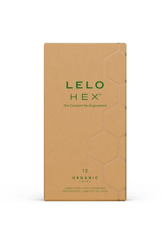 LELO - HEX ORGANIC CONDOM BOX 12 UNITÀ