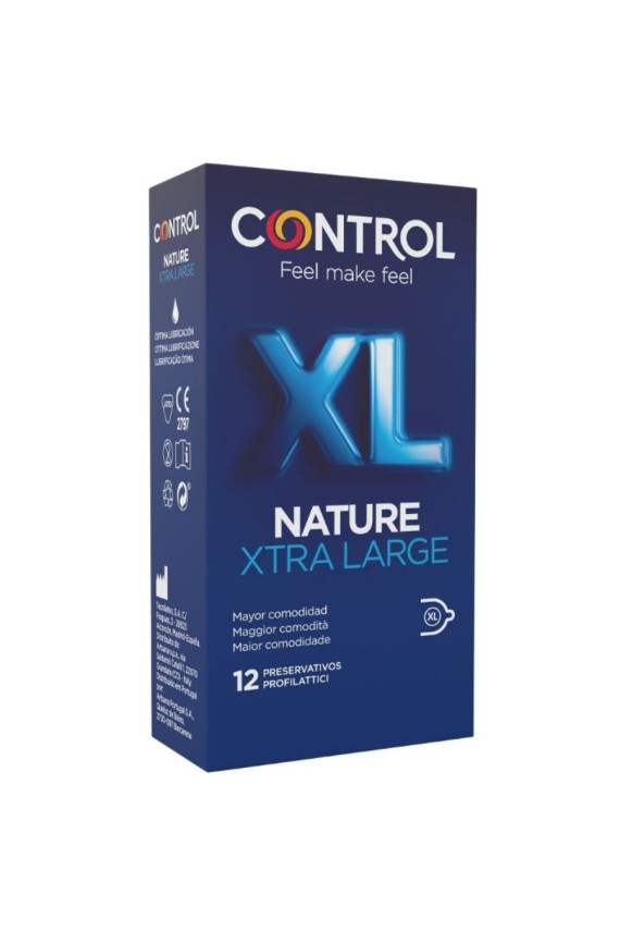 CONTROL - ADAPTA NATURE XL CONDOMS 12 UNITS