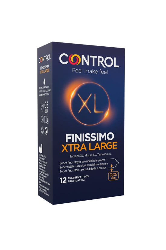 CONTROL - PRESERVATIVI FINISSIMO XL 12 UNITÀ