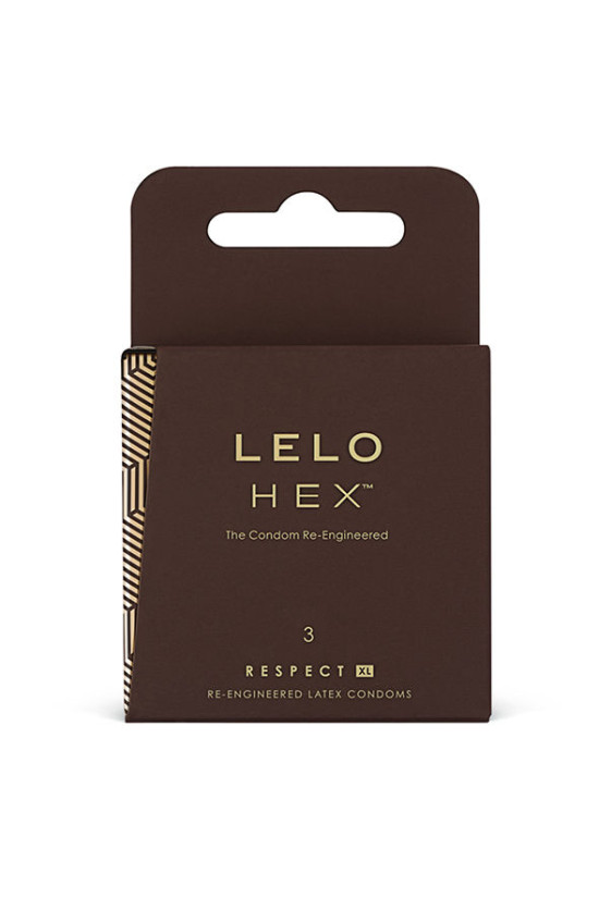LELO HEX CONDOMS RESPECT XL 3 PACK