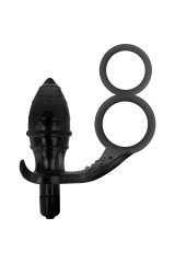ADDICTED TOYS - PLUG ANALE CON DOPPIO ANELLO NERO