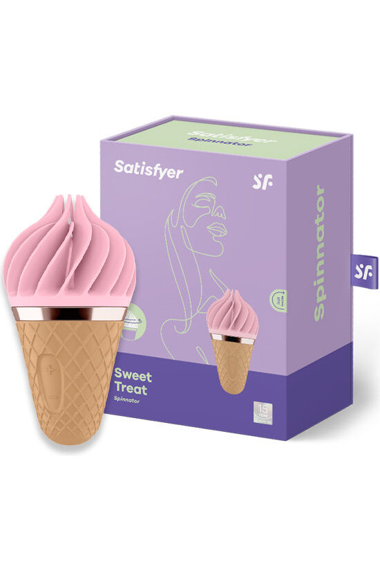 SATISFYER - SWEET TREAT SPINNATOR MARRONE E ROSA