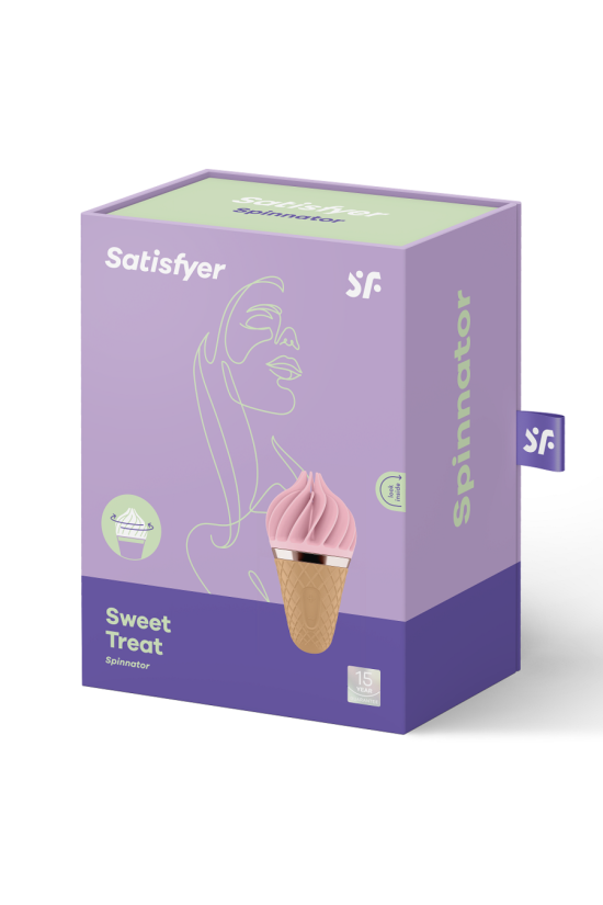 SATISFYER - SWEET TREAT SPINNATOR MARRONE E ROSA