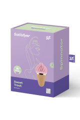 SATISFYER - SWEET TREAT SPINNATOR MARRONE E ROSA