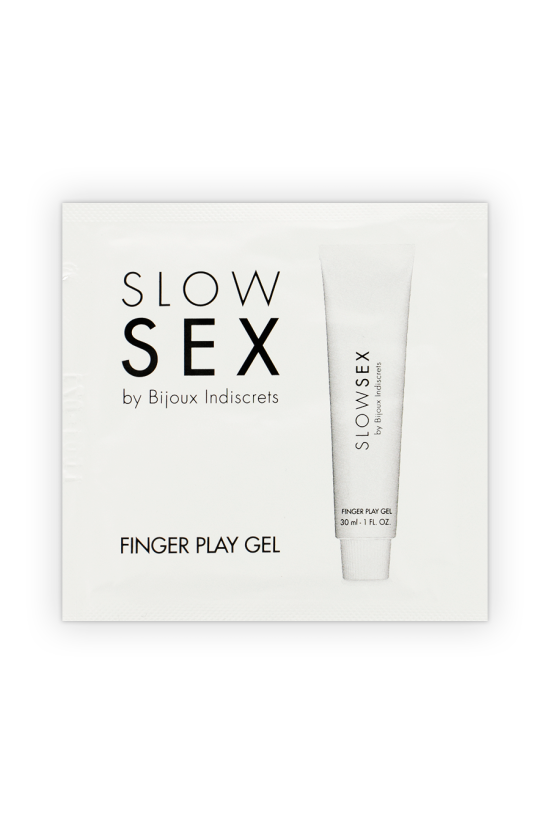 BIJOUX - GEL DA MASSAGGIO SEX SLOW CON FINGER PLAY MONODOSE