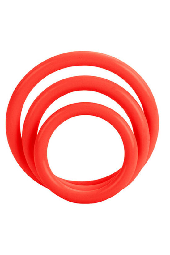 CALEXOTICS - SET TRI-ANELLI ROSSO