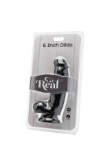 GET REAL - DILDO 12 CM CON SFERE NERO