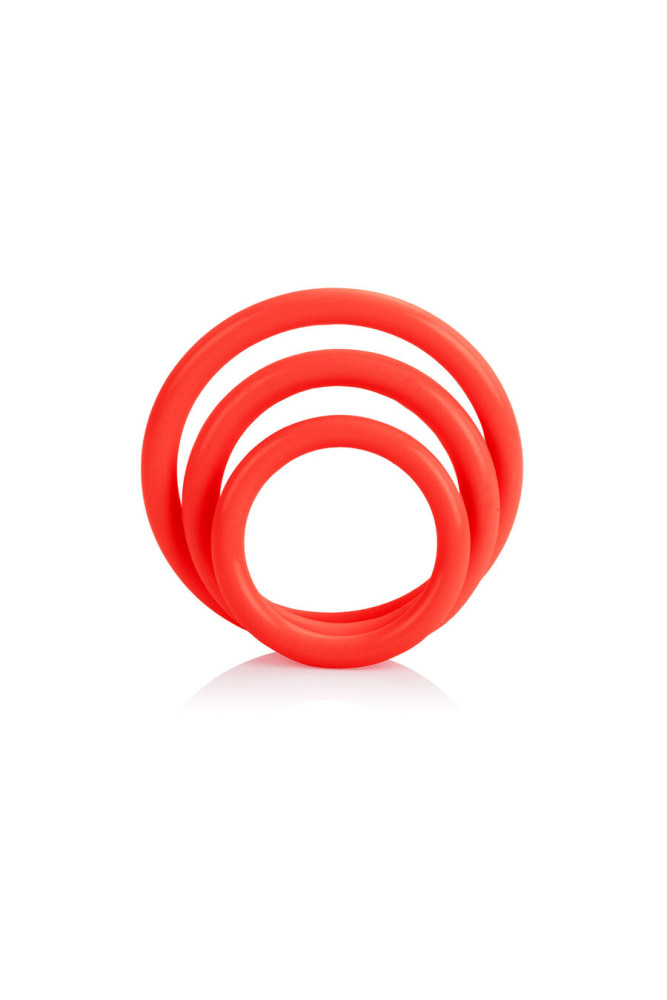 CALEXOTICS - SET TRI-ANELLI ROSSO