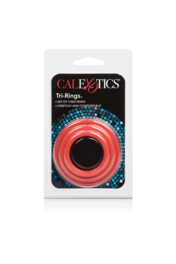 CALEXOTICS - SET TRI-ANELLI ROSSO
