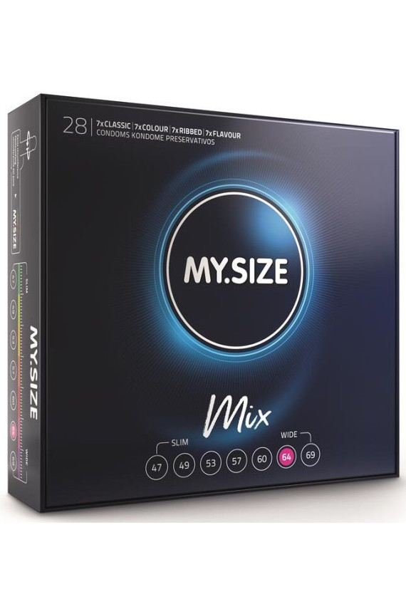 MY SIZE - MIX PRESERVATIVI 64 MM 28 UNIT
