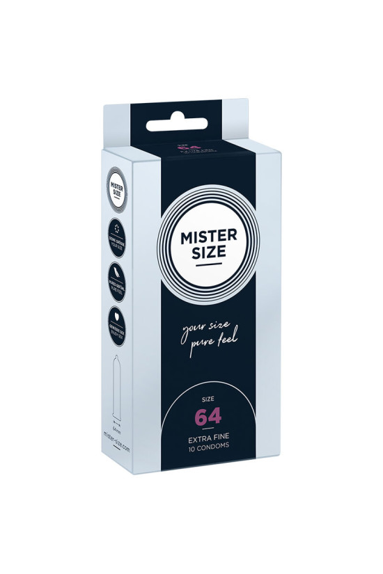 MISTER SIZE - PRESERVATIVI TAGLIA XXL 64 MM (10 UNITÀ)