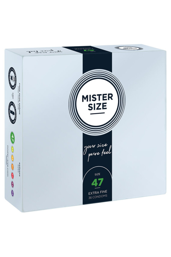 MISTER SIZE - PRESERVATIVI TAGLIA XS 47 MM (36 UNITÀ)