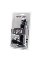 GET REAL - DILDO 18 CM CON SFERE NERO