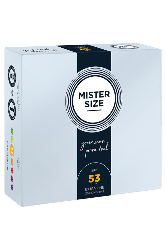 MISTER SIZE - PRESERVATIVO TAGLIA M 53 MM (36 UNITÀ)