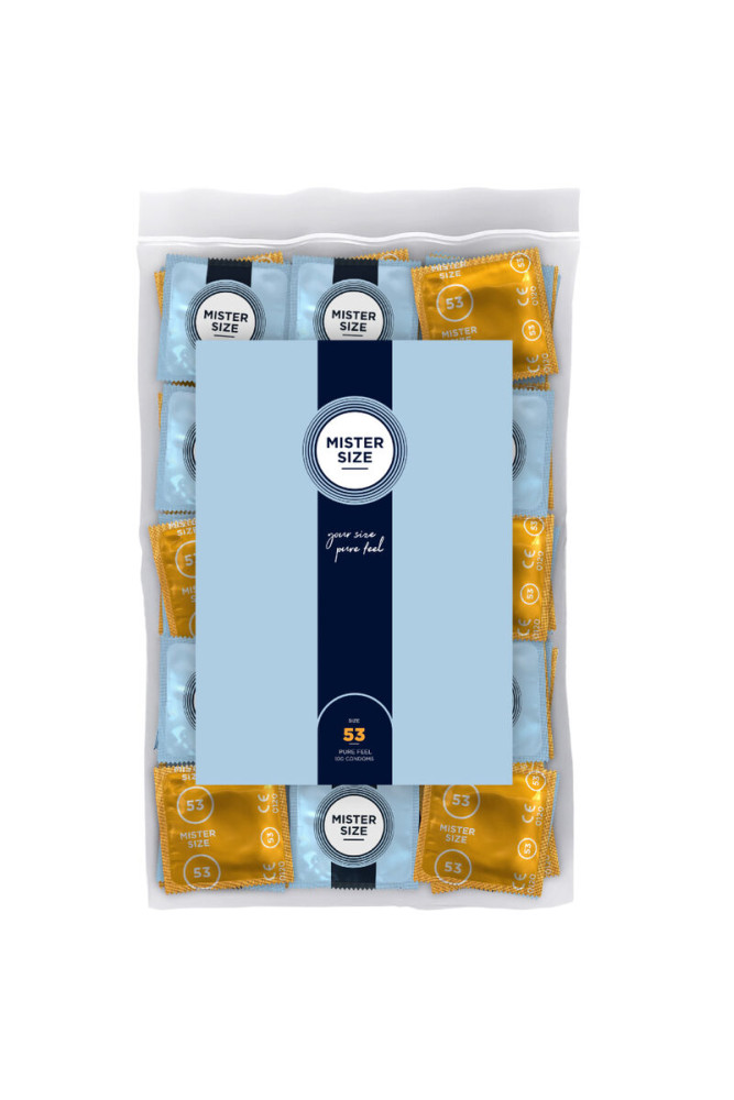 MISTER SIZE - PRESERVATIVO TAGLIA M 53 MM (100 UNITÀ)