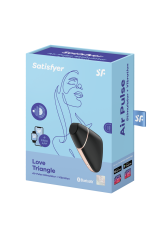 SATISFYER - STIMOLATORE E VIBRATORE TRIANGOLO LOVE NERO