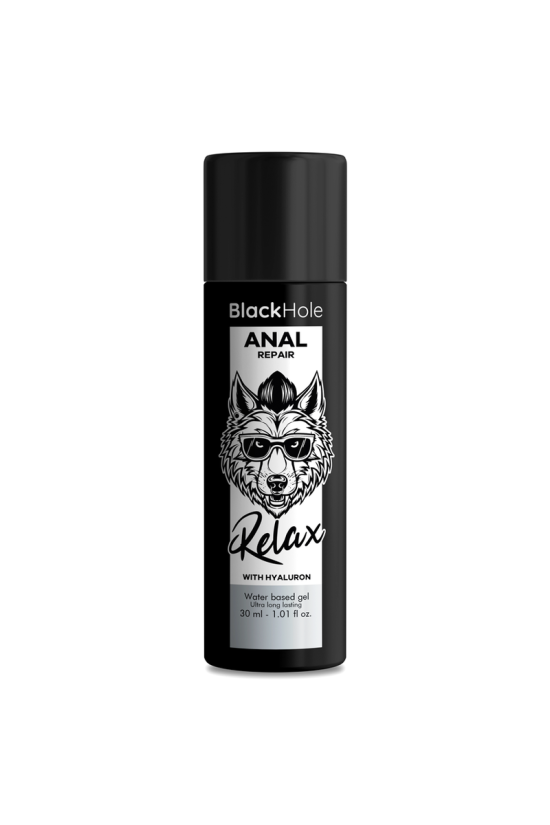 BLACK HOLE - RIPARATORE ANALE A BASE D'ACQUA RELAX CON IALURONICO 30 ML