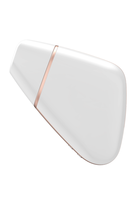 SATISFYER - STIMOLATORE E VIBRATORE TRIANGOLO LOVE BIANCO